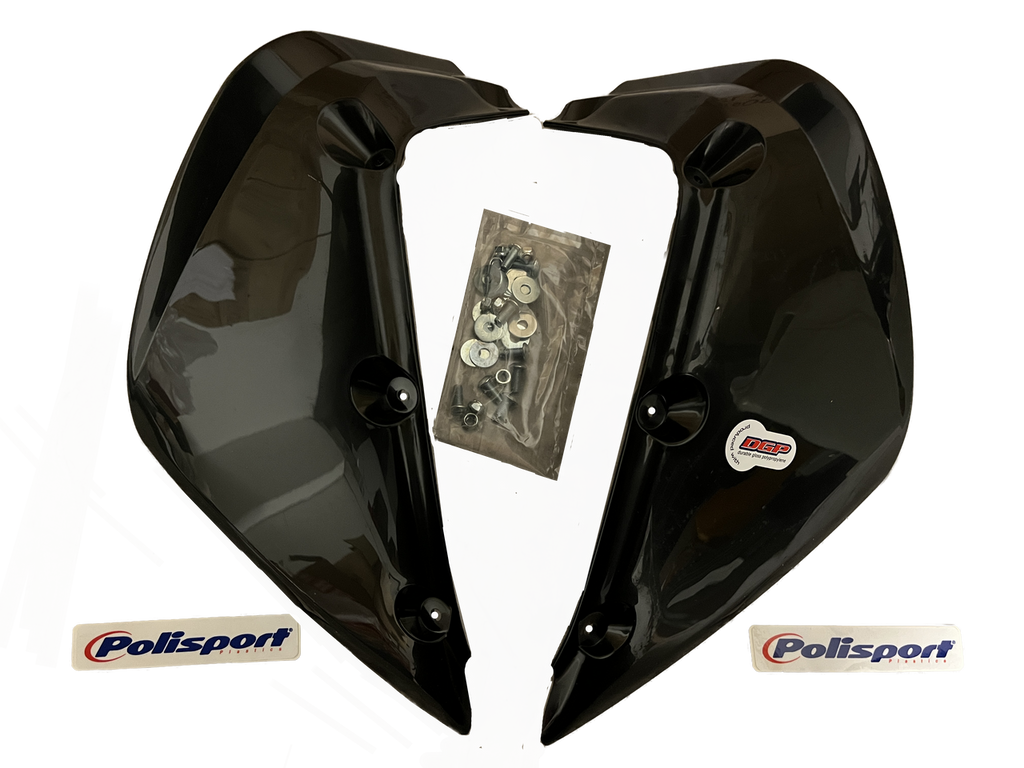 Polisport Black Front Fenders for Yamaha YZF450 (04-05) Race Version, 8565700002