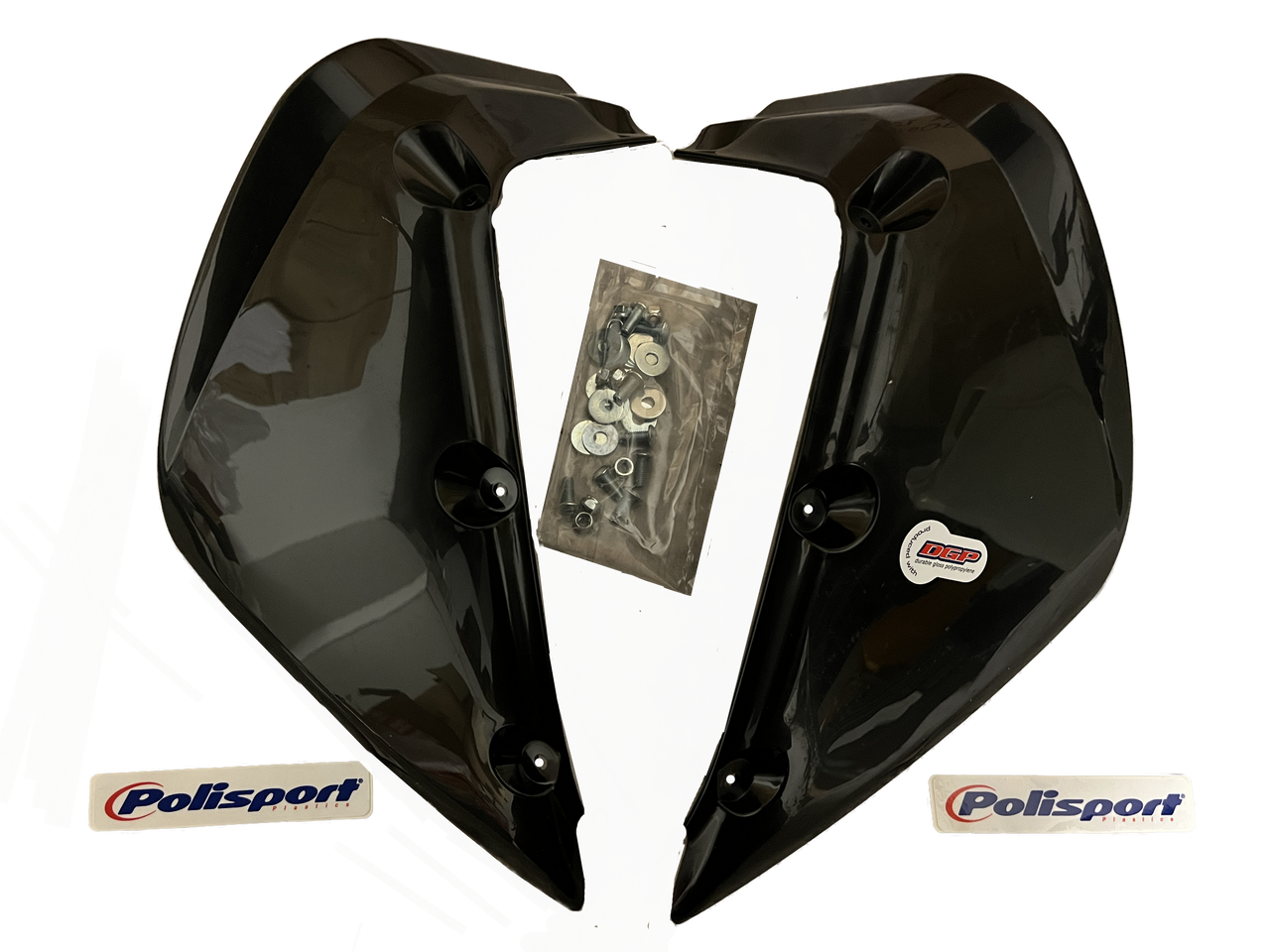 Polisport Black Front Fenders for Yamaha YZF450 (04-05) Race Version, 8565700002