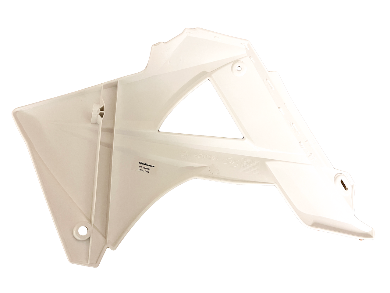 Gas Gas EC Six Days2010-2011 Right Side White ,Rad Cover,  Genuine NOS BE91500BL2510