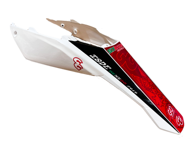 Gas Gas EC Six Days 2010  White ,Rear Mudguard, with Decal BE93500SCT2510
