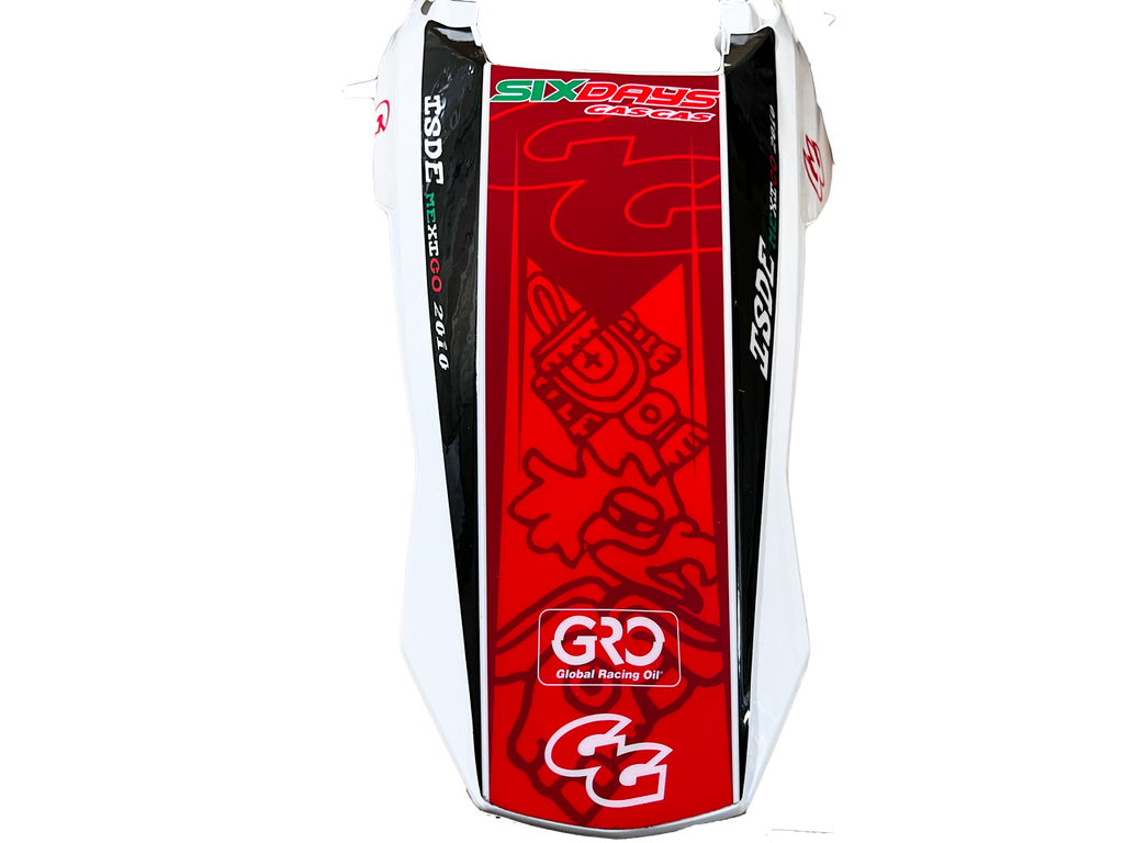 Gas Gas EC Six Days 2010  White ,Rear Mudguard, with Decal BE93500SCT2510