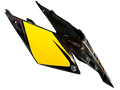 Gas Gas EC/SM450  2009-2010 Black ,Rear Mudguard, with Decal BFS93500SMCT4509
