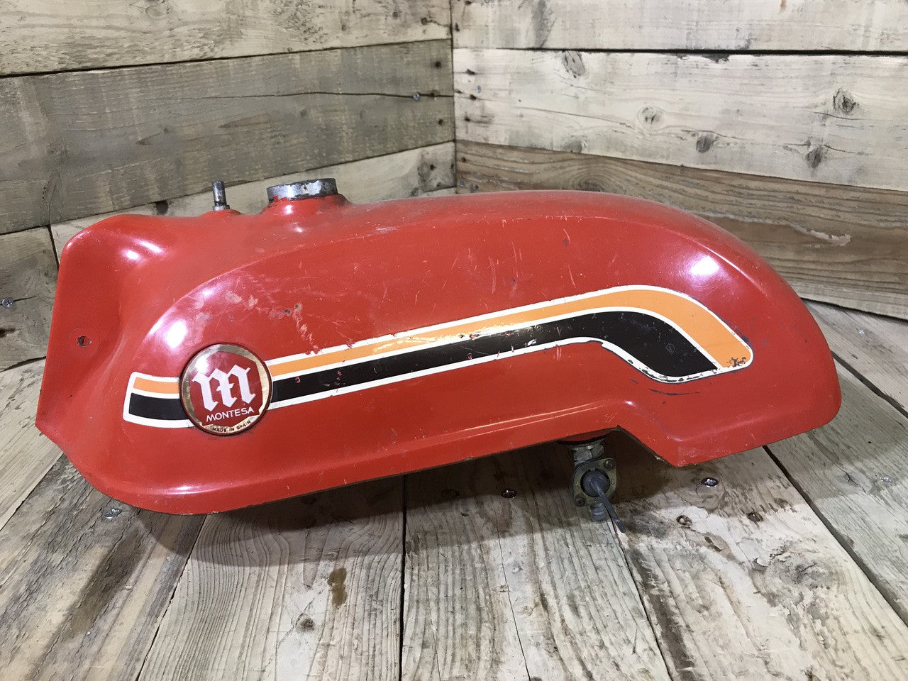 Montesa Rapida 50 ,Fibre Glass Fuel Tank, Used Part