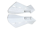 Polisport ,White Hand Guard, Set Polisport Part No 83042 NOS