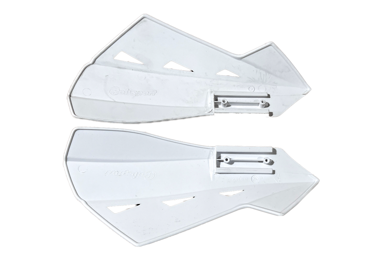 Polisport ,White Hand Guard, Set Polisport Part No 83042 NOS