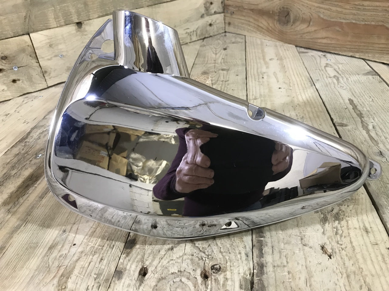 Honda Zoomer ,Plastic Chrome Air Cleaner Cover, New Aftermarket Part