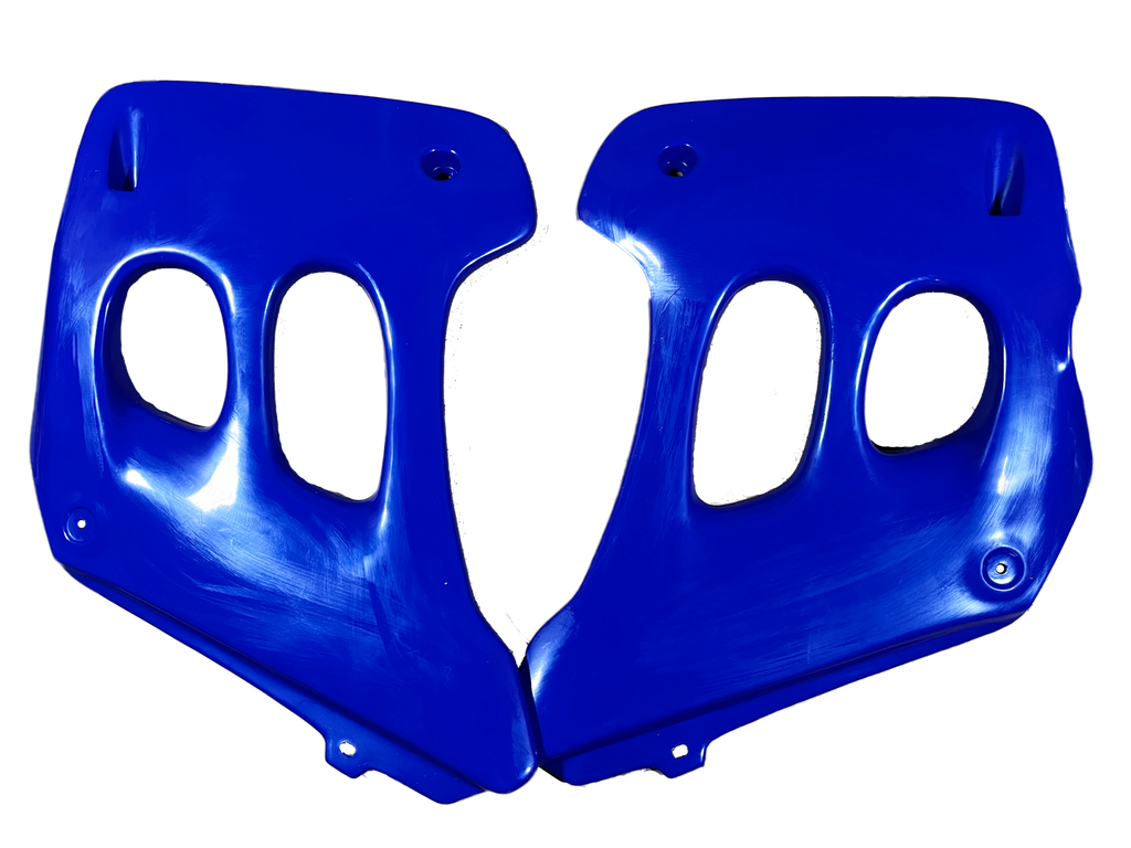 Gas Gas EC & Pampera Blue Right and Left ,Radiator Cover, Genuine NOS