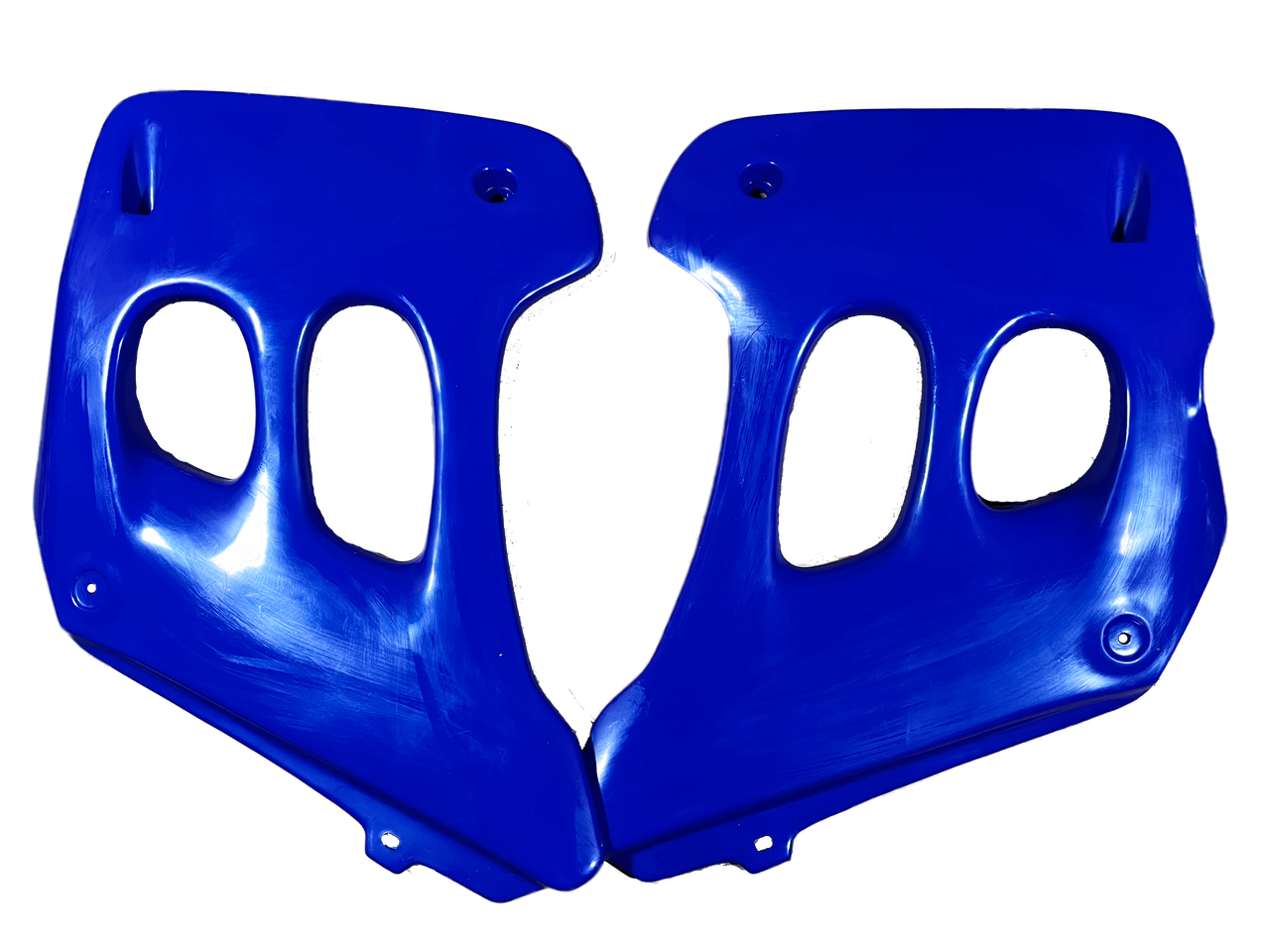 Gas Gas EC & Pampera Blue Right and Left ,Radiator Cover, Genuine NOS