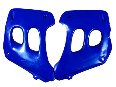 Gas Gas EC & Pampera Blue Right and Left ,Radiator Cover, Genuine NOS