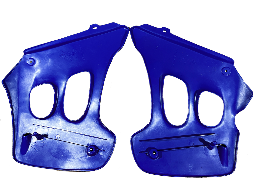 Gas Gas EC & Pampera Blue Right and Left ,Radiator Cover, Genuine NOS