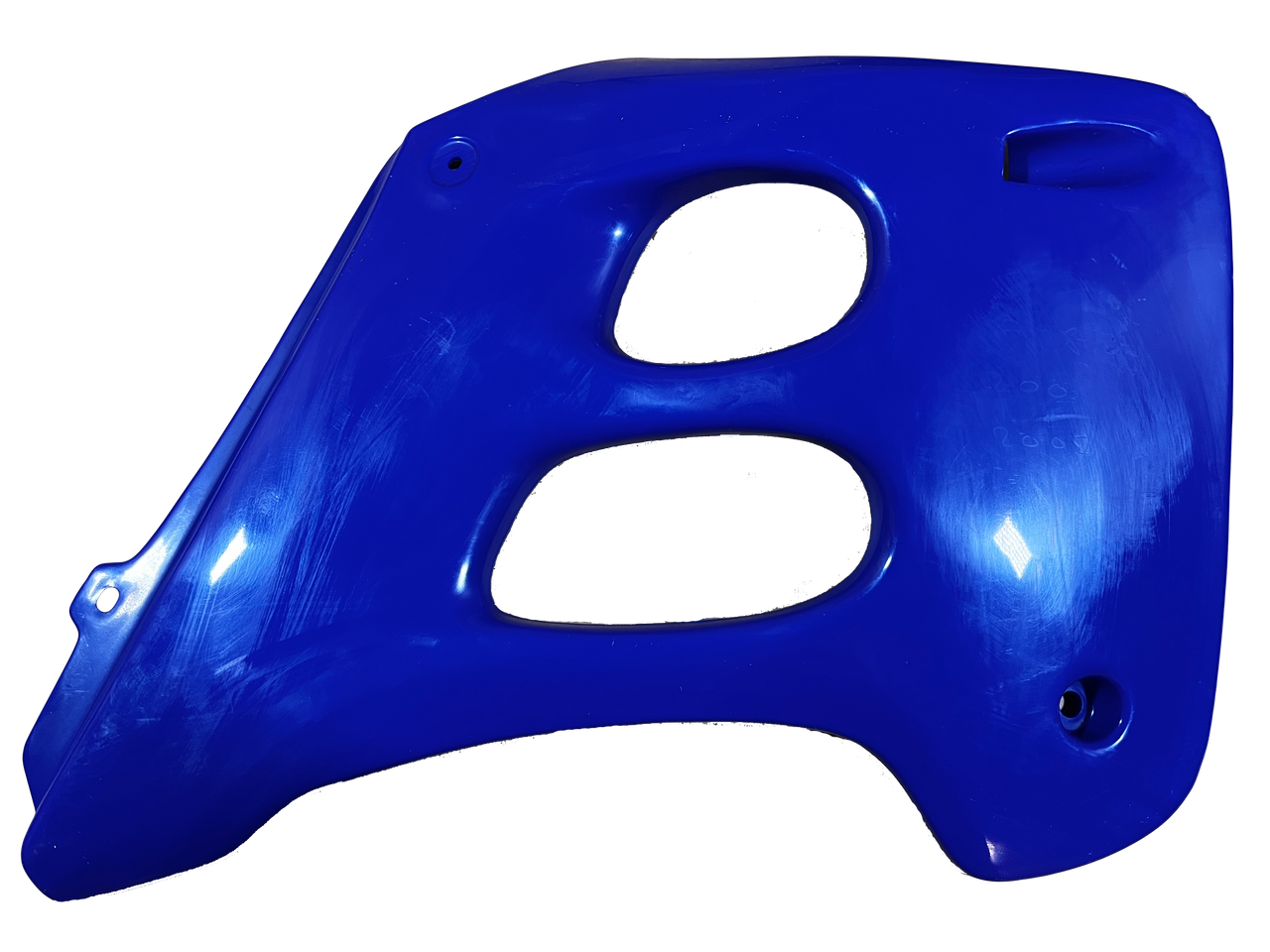 Gas Gas EC & Pampera Blue Right ,Radiator Cover, Genuine NOS BE250020012