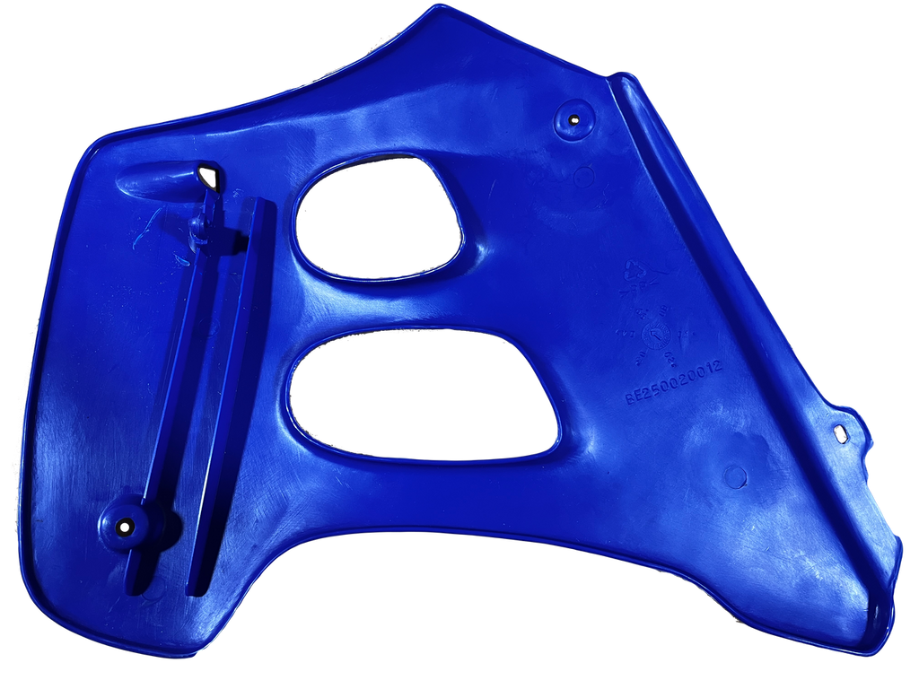 Gas Gas EC & Pampera Blue Right ,Radiator Cover, Genuine NOS BE250020012