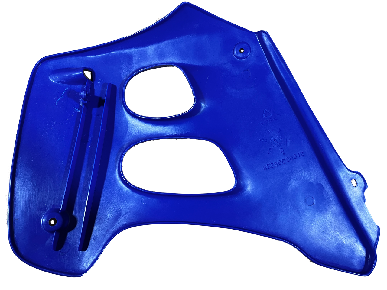Gas Gas EC & Pampera Blue Right ,Radiator Cover, Genuine NOS BE250020012