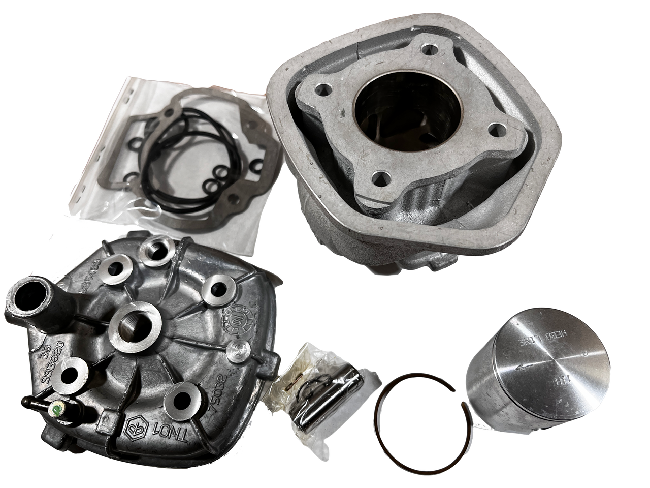 Gas Gas EC50 Boy/TXT Rookie 2008-2011 Cylinder Head ,Piston Set, NOS MIE70000CT0510