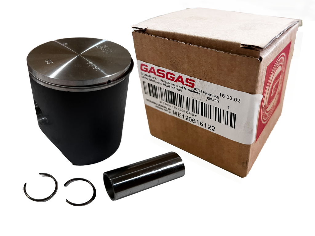 Gas Gas EC125, S3 Long Life Piston Kit, 53.97mm, Genuine, NOS, ME120616122 available at Moto-Classic from 69.95