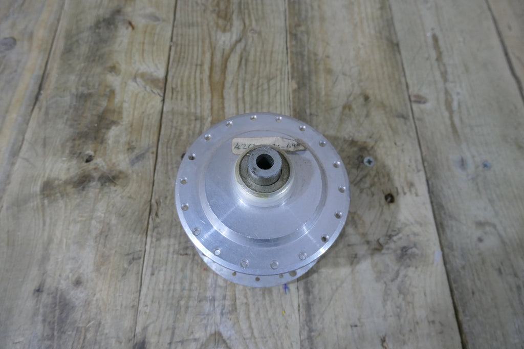 Honda PF50M ,Fop Hub Panel Assy, NOS Genuine Honda Part Number 42620-122-690