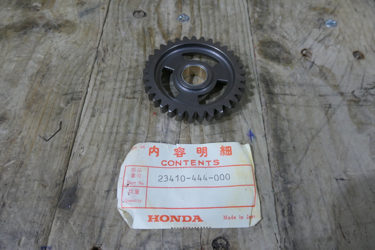 Honda 1979-80 CR125R Elsinore ,1st Gear, NOS Genuine 23410- 444-000