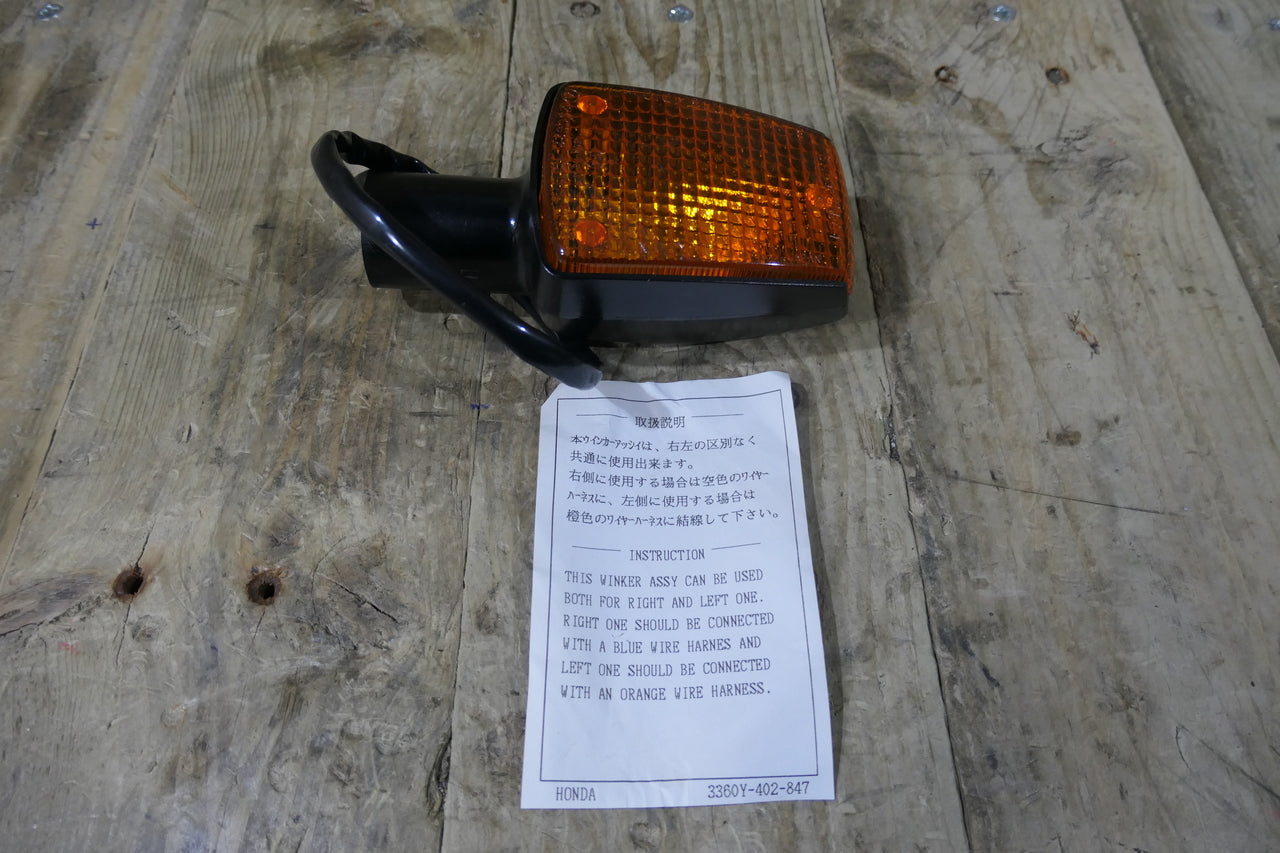 Honda CBX 550F VF750S ,Right and left Indicator Assy, NOS Genuine 33400-MA6-629