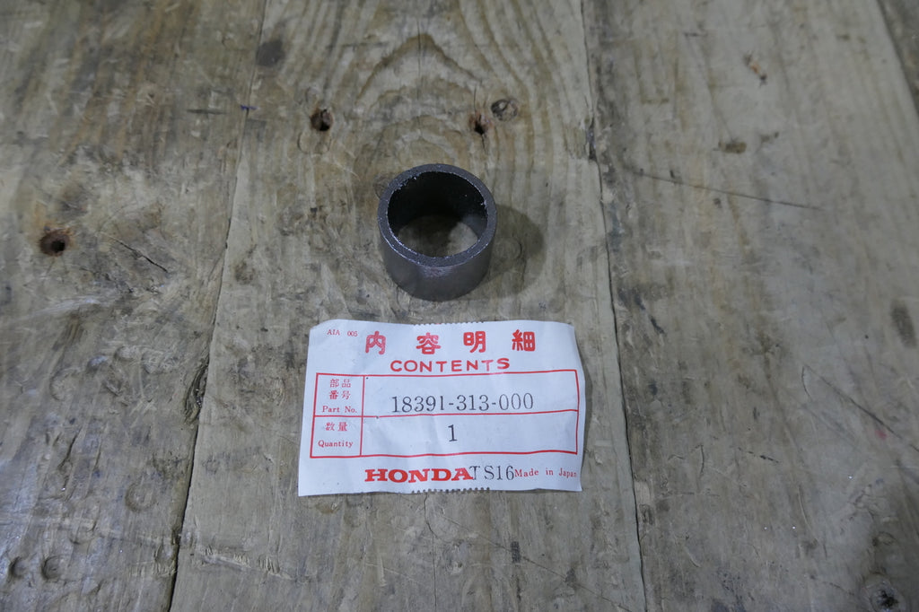 Honda TL125 TL125S ,Exhaust Joint, NOS Genuine Honda Part Number 18391-313-000
