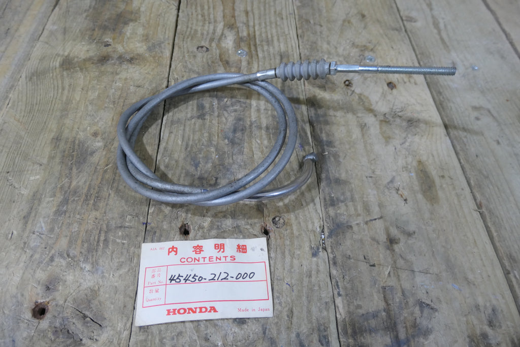 Honda C92 C95 ,Front Brake Cable, Genuine NOS Honda Part Number 45450-212-000