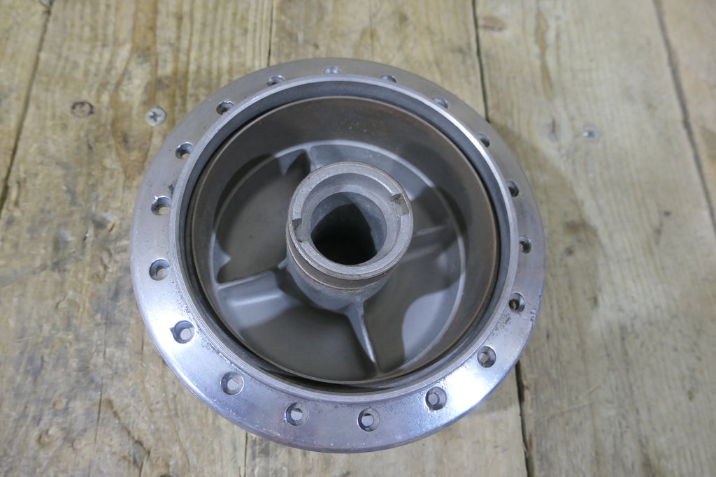 Honda C90 CB100 CB125 ,Front Wheel Hub, Used Part Part Number 44601-028-000.