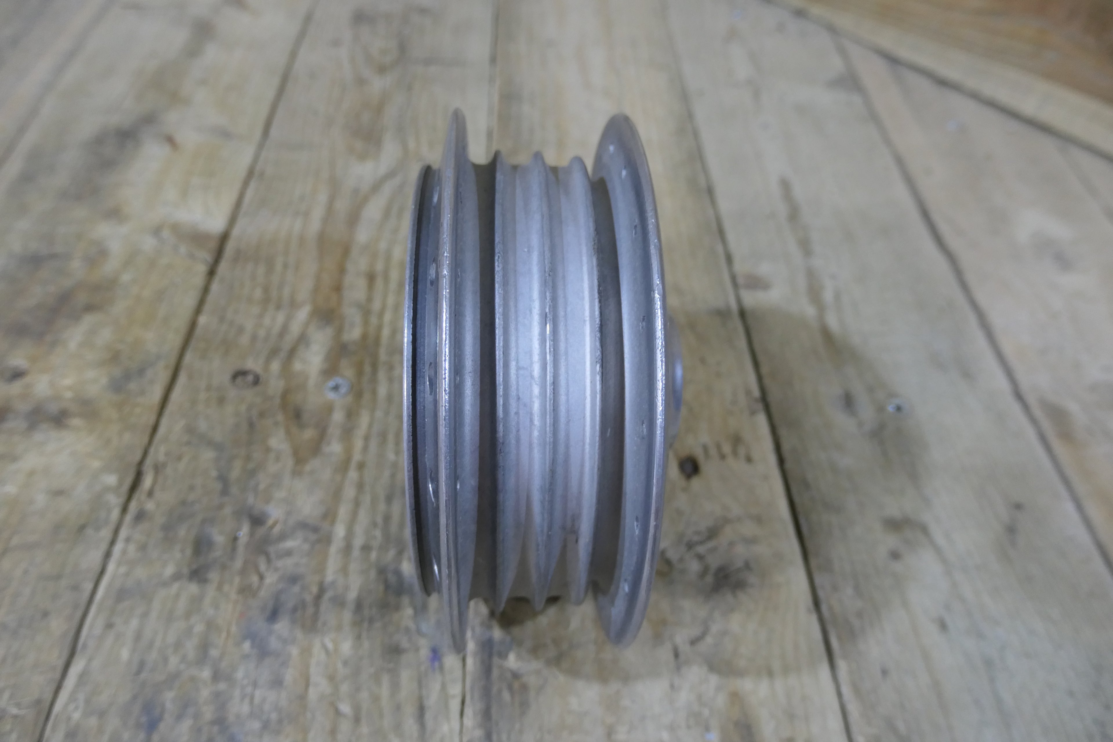 Honda C90 CB100 CB125 ,Front Wheel Hub, Used Part Part Number 44601-028-000.