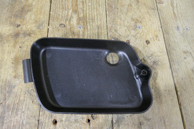 Honda CD175  Sloper Tool Box Cover, Genuine, NOS, 83500-230-030 XE, Black.
