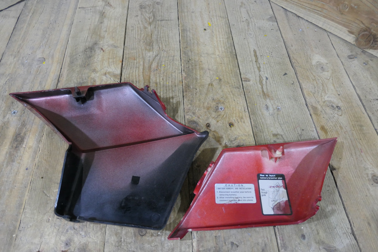 Yamha XZ550 ,Side Panels, Used Part in Good Condition