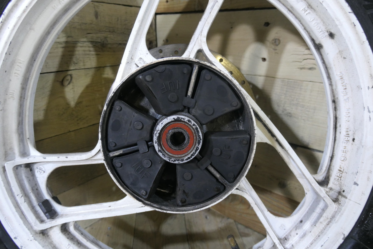 Suzuki GS500 ,Rear Wheel, with Disc and Tyre ( Used )