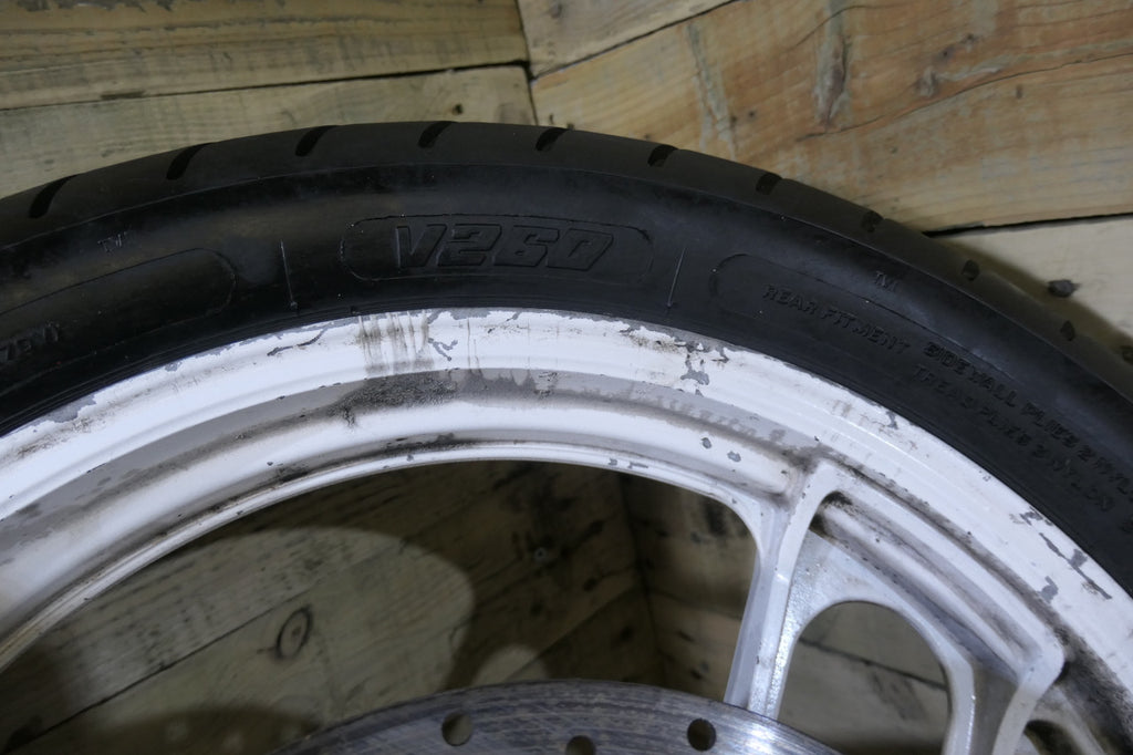 Suzuki GS500 ,Rear Wheel, with Disc and Tyre ( Used )