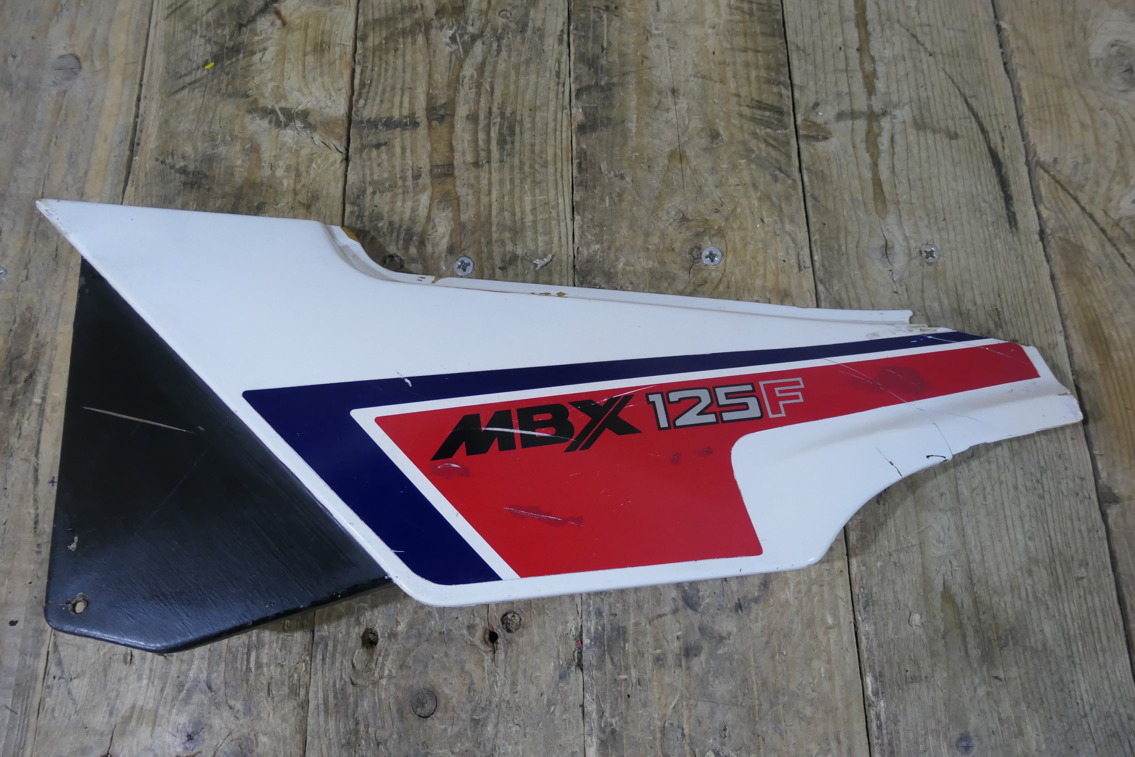 Honda MBX 125F ,Side Panel Set, Used parts some marks