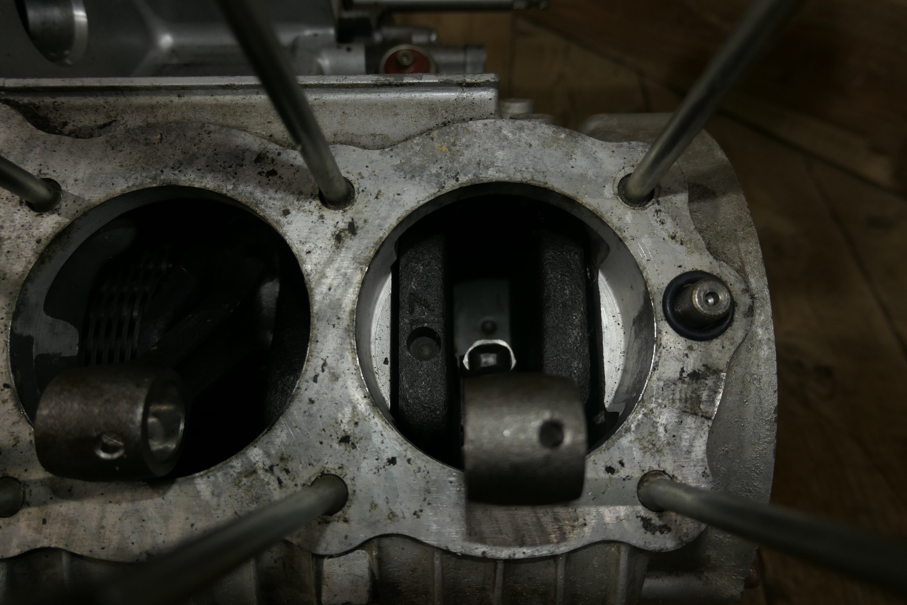 Honda CB550 ,Engine Crankcase,