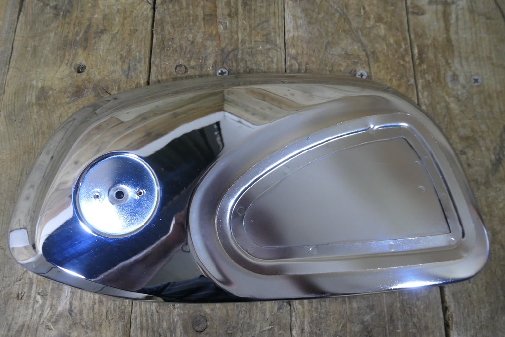 Honda C92 C95 ,Left Side Fuel Tank Cover, Honda Part Number 17650-201-000