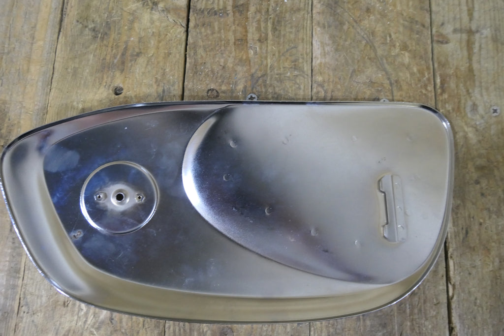 Honda C92 C95 ,Left Side Fuel Tank Cover, Honda Part Number 17650-201-000