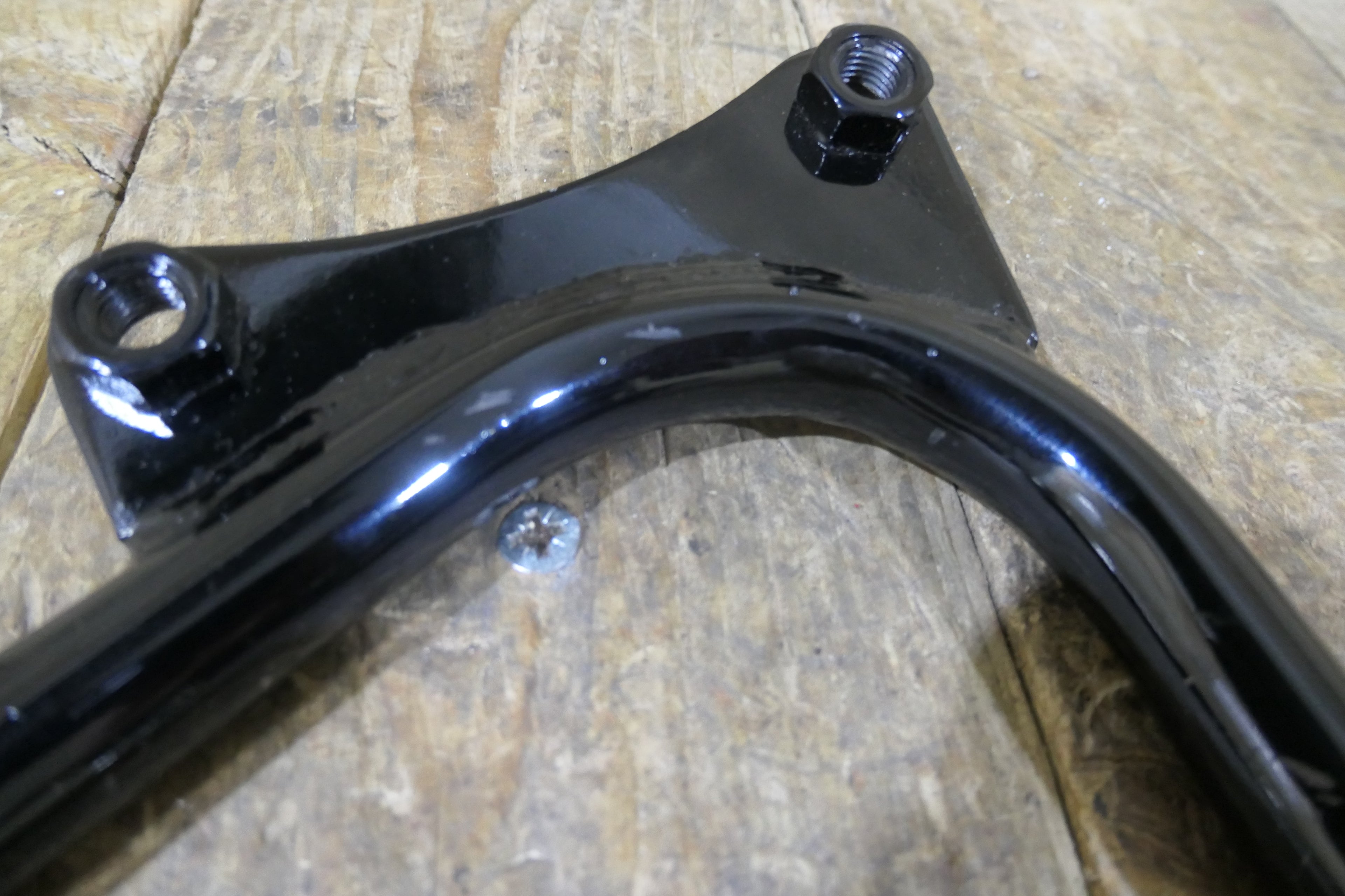 Honda CD125/185/200T Left Side Footrest Bar, Genuine, NOS 50646-402-000 ZA