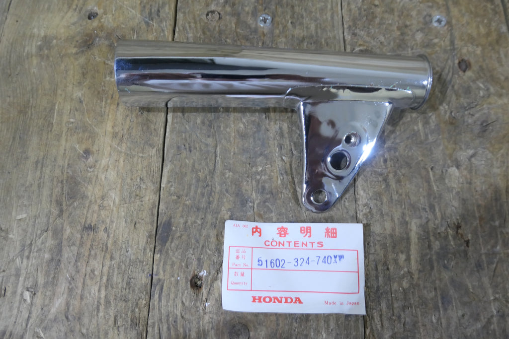 Honda CB125 S1 ,Right Side Fork Cover, Genuine Honda Part Number 51602-324-740XW