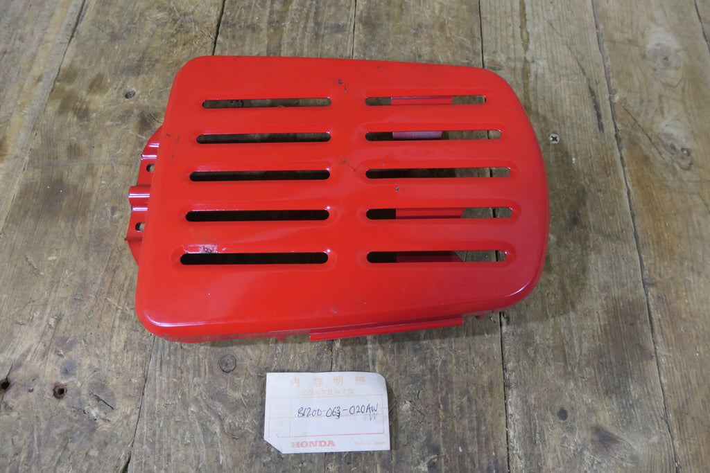 Honda PC50 ,Red Luggage Carrier, Genuine NOS Honda Part Number 81200-063-020AW