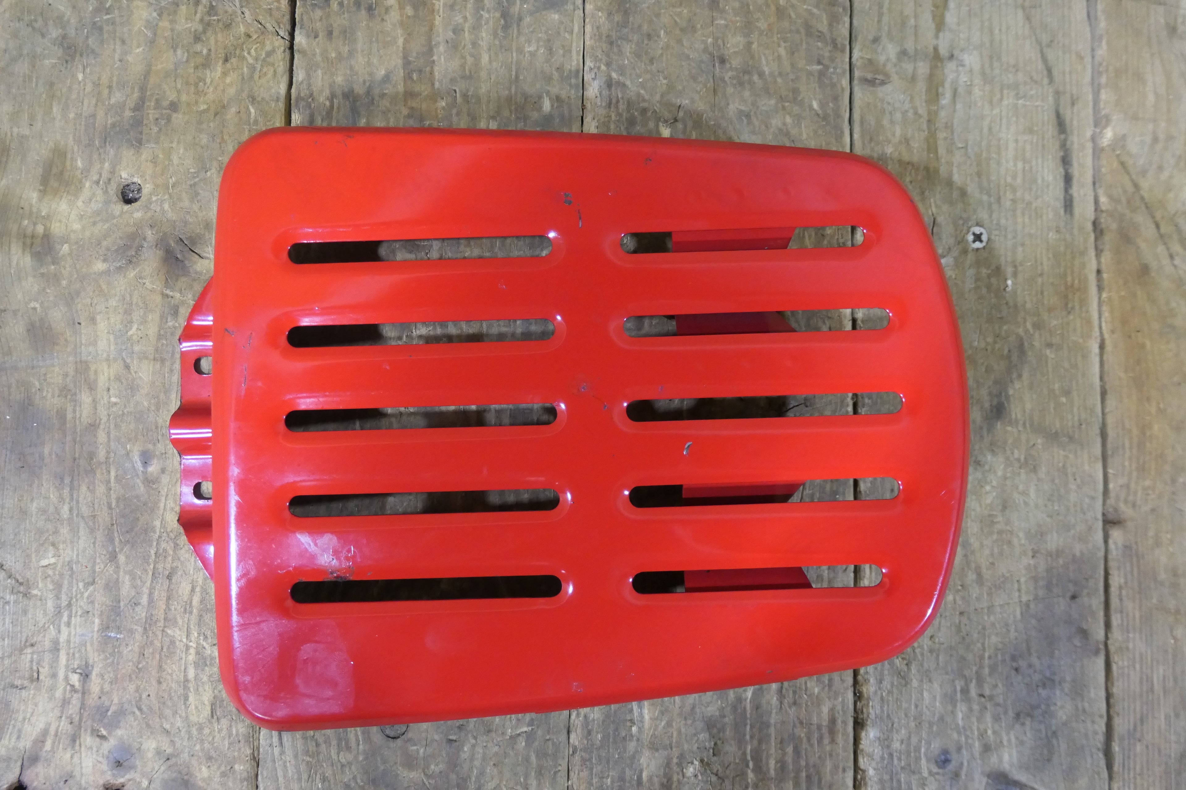 Honda PC50 ,Red Luggage Carrier, Genuine NOS Honda Part Number 81200-063-020AW