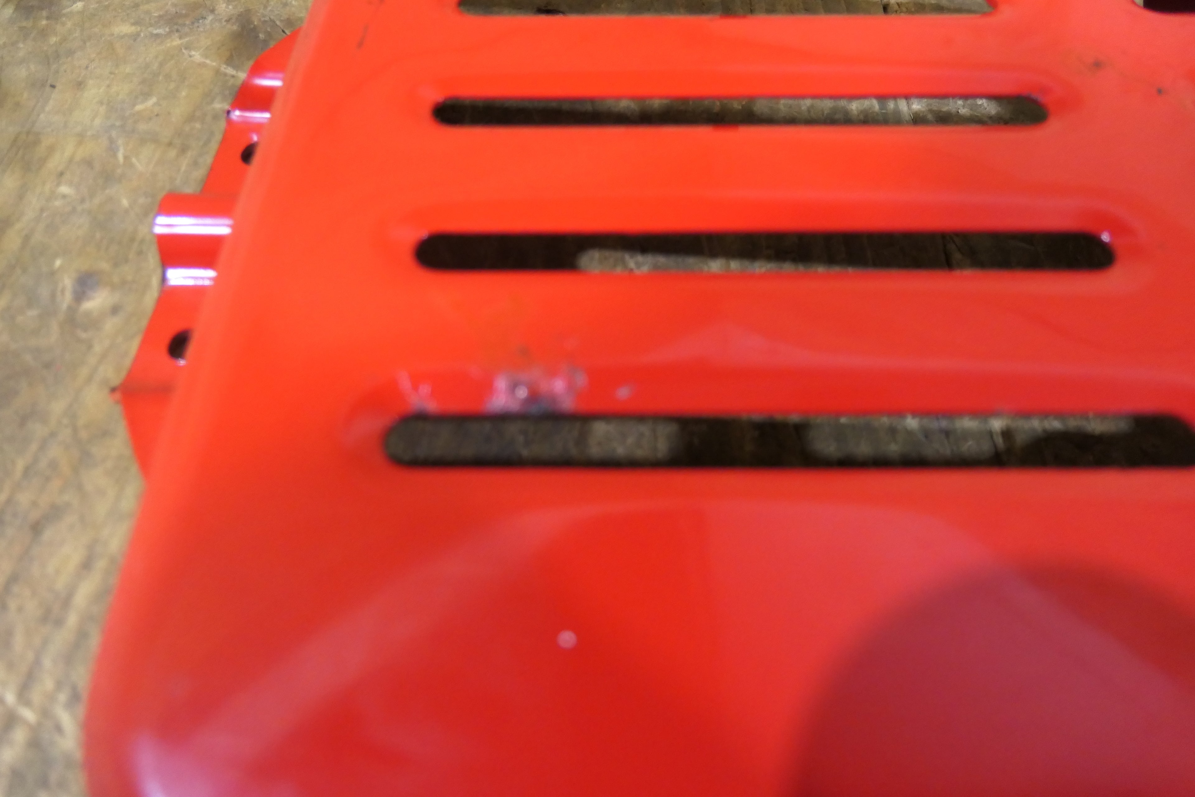 Honda PC50 ,Red Luggage Carrier, Genuine NOS Honda Part Number 81200-063-020AW