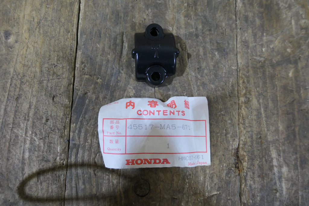 Honda CB750C ,Master Cylinder Holder, Genuine NOS Honda Part Number 45517-MA5-671