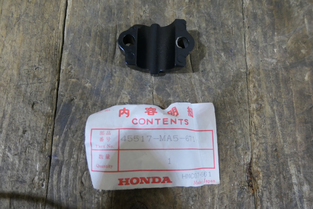 Honda CB750C ,Master Cylinder Holder, Genuine NOS Honda Part Number 45517-MA5-671