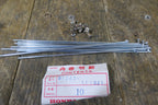 Honda P50 P25 ,20 Genuine Spokes & Nipples, for Front Wheel NOS 97243-111941