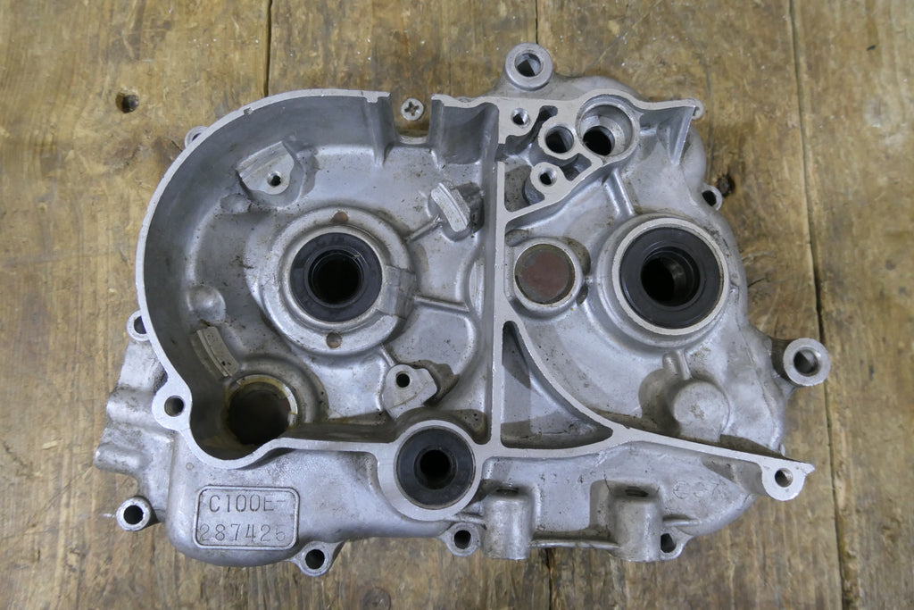 Honda C100 ,Left Side Crankcase, Genuine NOS Honda Part Number 11200-001-405