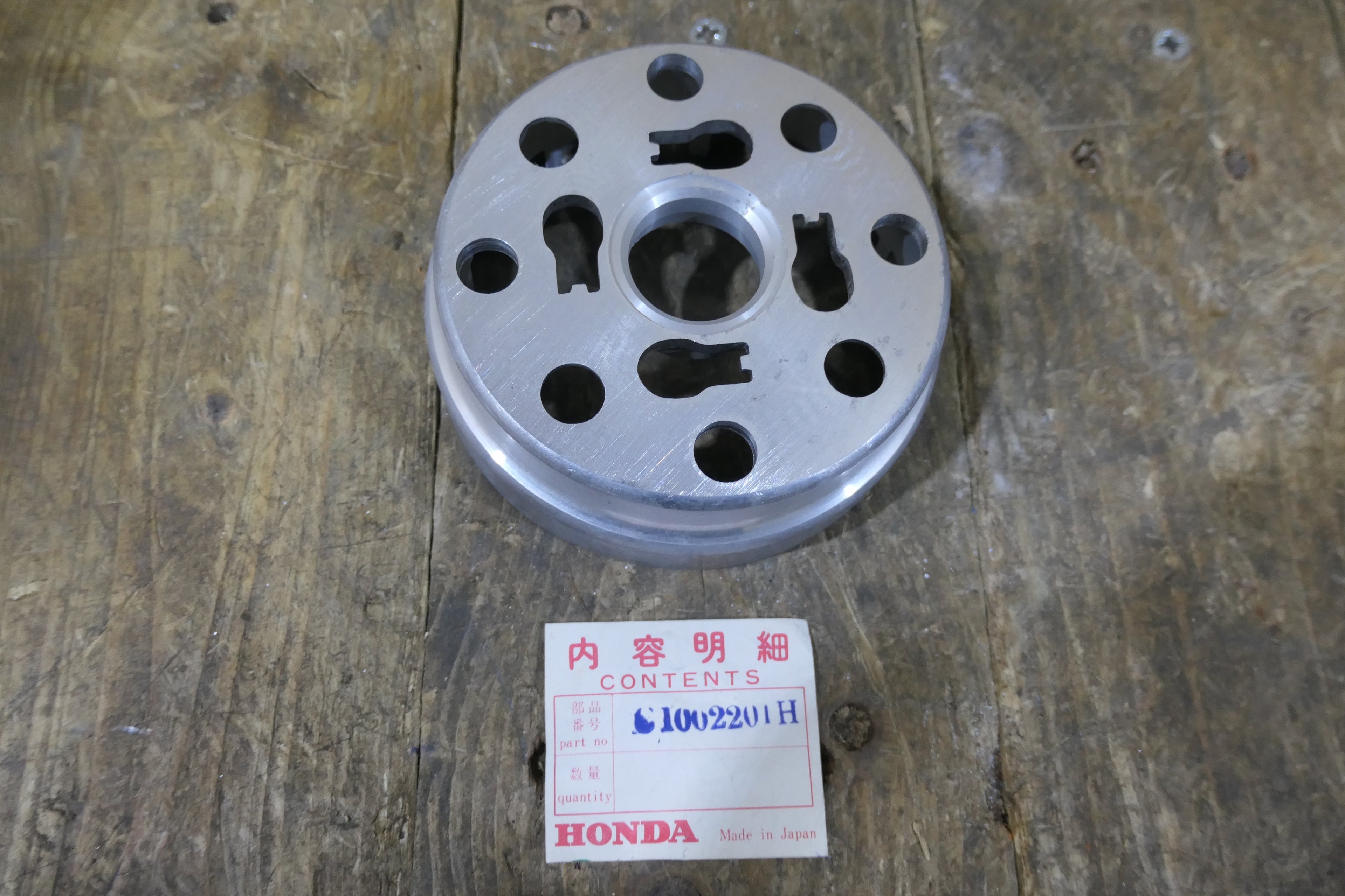 Honda CZ100 ,Outer Clutch Cover, Genuine NOS Honda Part Number C100-2201H