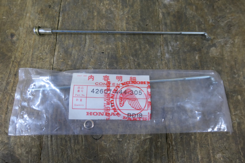 Honda CR125R 1971-81 ,9 x Genuine Spoke C, NOS Honda Part Number 42607-444-305
