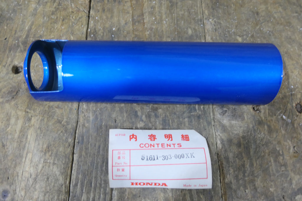 Honda CD125 CD175 ,Right Fork Cover, Genuine NOS Honda Part Number 51611-303-000XK