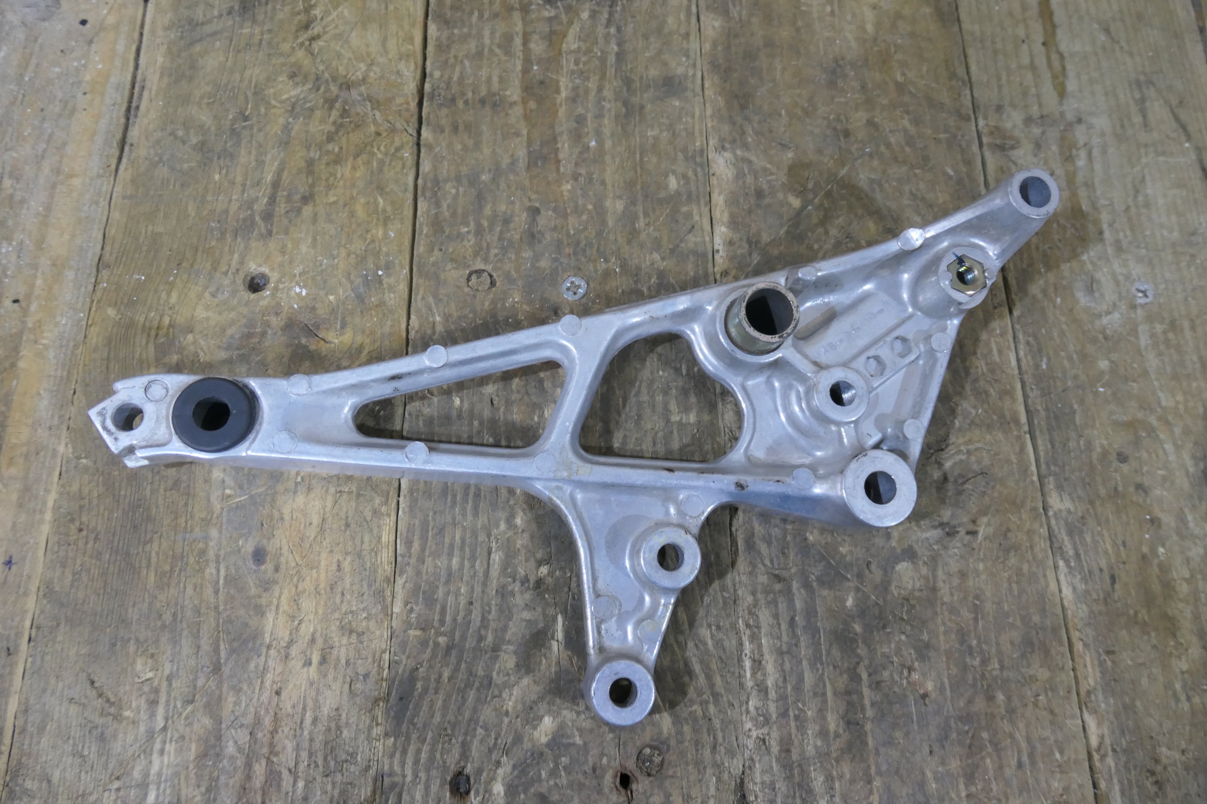 Honda CBX400/500F ,Right Rear Footrest Bracket, Shop Soiled Part Number 50600-MA6-000