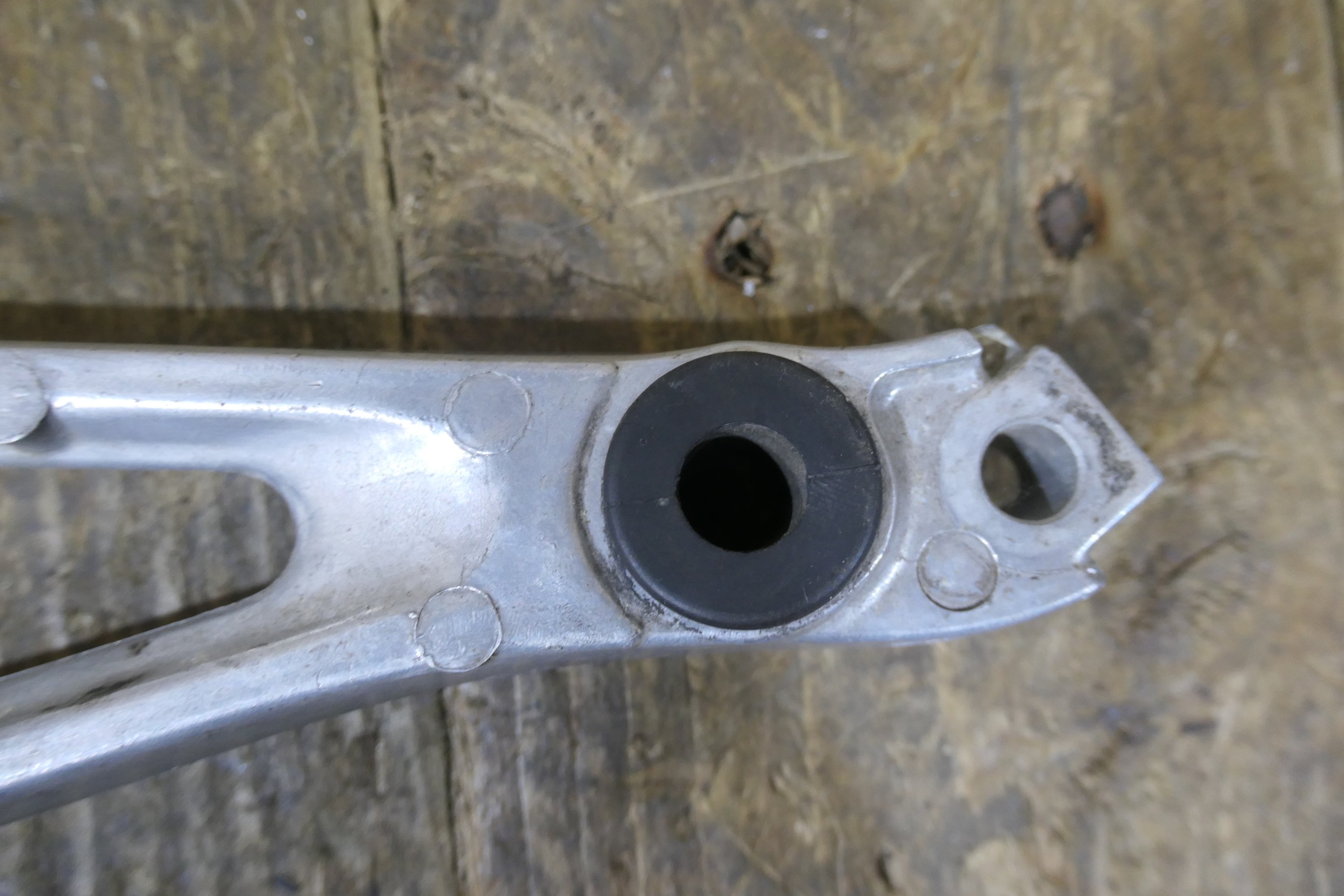 Honda CBX400/500F ,Right Rear Footrest Bracket, Shop Soiled Part Number 50600-MA6-000