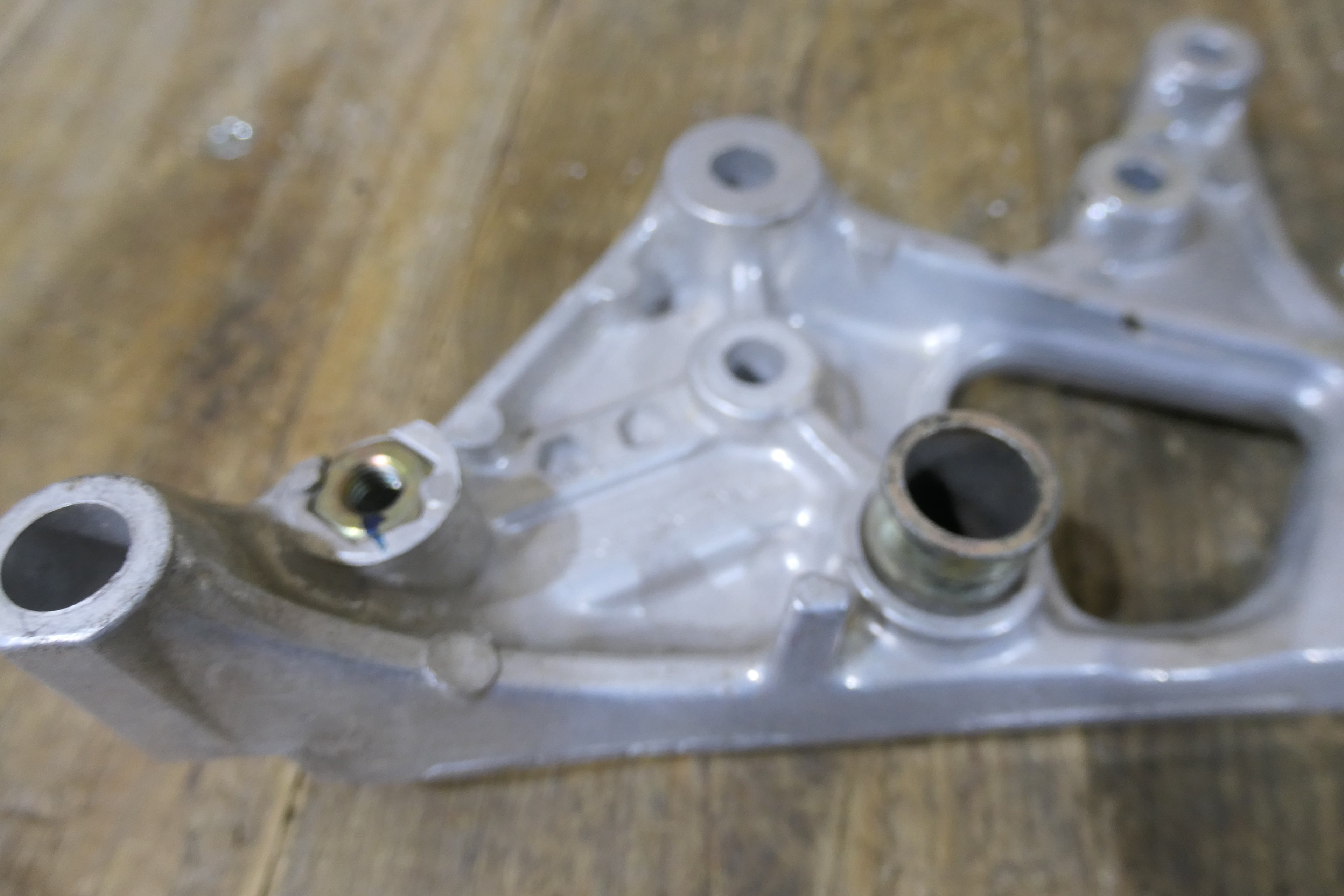 Honda CBX400/500F ,Right Rear Footrest Bracket, Shop Soiled Part Number 50600-MA6-000