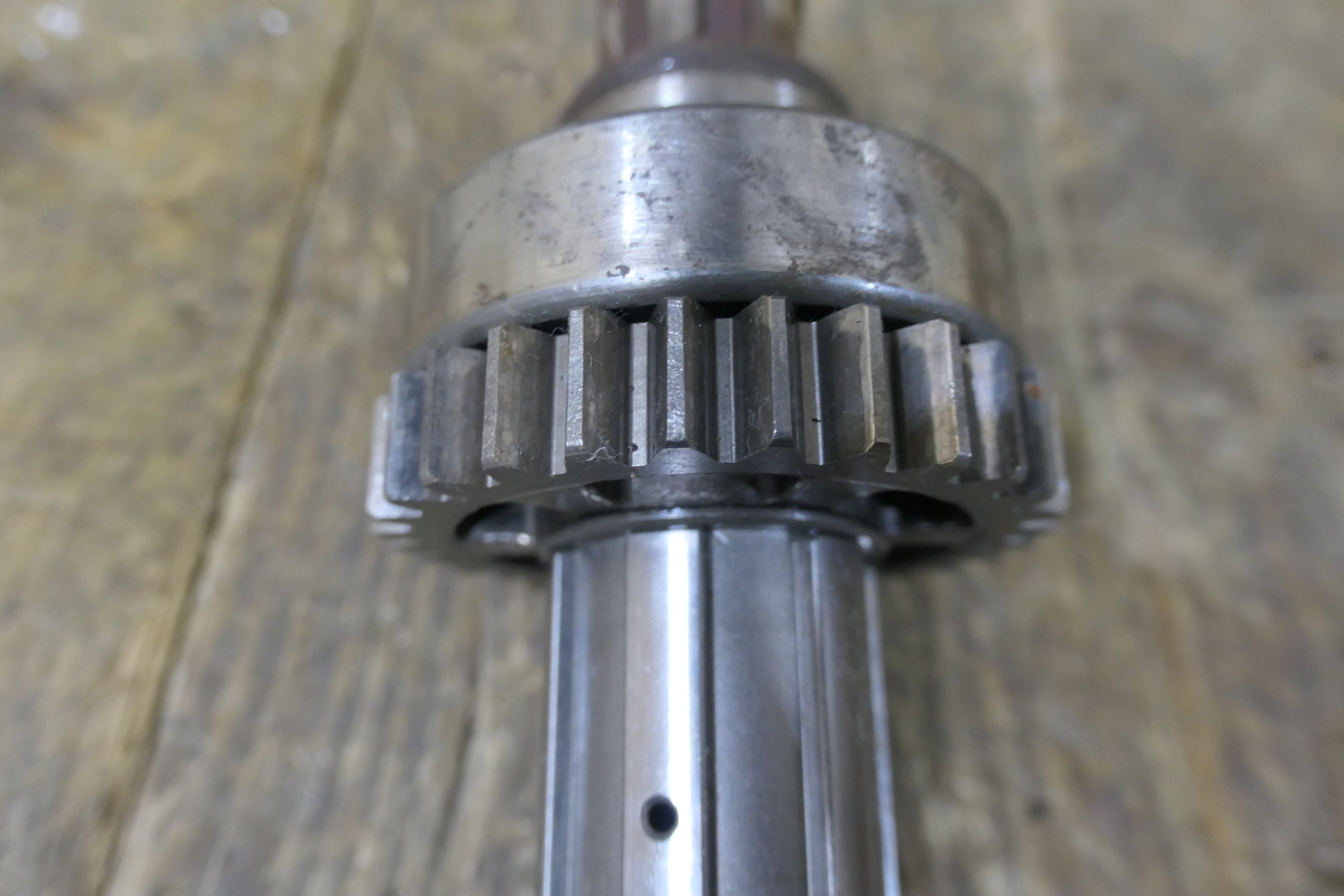 Honda CBX550F ,Counter Shaft Assy, Used Part in Good Condition Part Number 23220-MA7-000